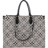 Louis Vuitton Canvas Monogram Since 1854 Jacquard OnTheGo GM Shoulder Bag
