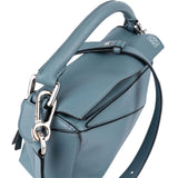 Loewe Blue Calfskin Puzzle Small Handbag