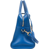 Saint Laurent Blue Leather Cabas Handbag
