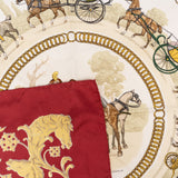 Hermès La Promenade de Longchamps Silk Carre 90 Scarf Tuch