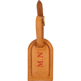 Louis Vuitton Vachetta Leather Luggage Tag (M.N)