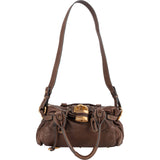 Chloé Brown Leather Paddington Shoulder Bag