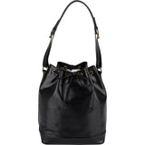 Louis Vuitton Noir Epi Leather Sac Noé Grande Shoulder Bag