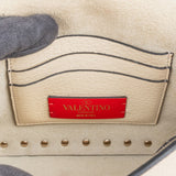Valentino Garavani Leather Grained Calfskin Rockstud Small Top Handle Handbag
