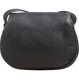 Chloé Grained Calfskin Marcie Mini Saddle Crossbody Bag
