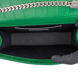 Saint Laurent Crocodile Embossed Leather Kate Tassel Crossbody Bag