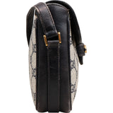 Gucci Monogram GG Supreme Horsebit Crossbody Bag