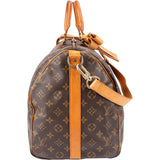 Louis Vuitton Monogram Canvas Keepall 50 Bandoulière Travel Bag
