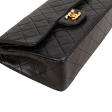 Chanel Quilted Lambskin 24K Small Double Flap Shoulder Bag