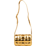 Bottega Veneta Metallic Leather Padded Cassette Crossbody Bag
