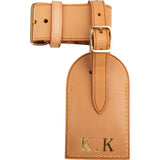 Louis Vuitton Vachetta Leather Luggage Tag Set (K.K)