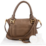 Chloé Grained Leather Marcie Shoulder Bag