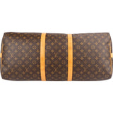 Louis Vuitton Monogram Canvas Keepall 60 Bandoulière Travel Bag
