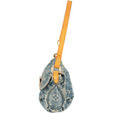 Louis Vuitton Monogram Denim Pleaty Shoulder Bag