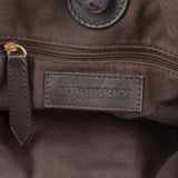 Burberry Pleated Haymarket Check Kentoville Handbag