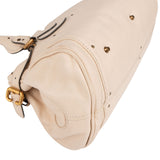 Chloé White Leather Paddington Handbag