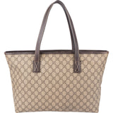 Gucci Monogram GG Supreme Canvas Tote Shoulder Bag