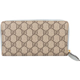Gucci Monogram GG Supreme Marmont Zip Around Wallet