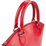 Louis Vuitton Red Epi Leather Lockit PM Handbag