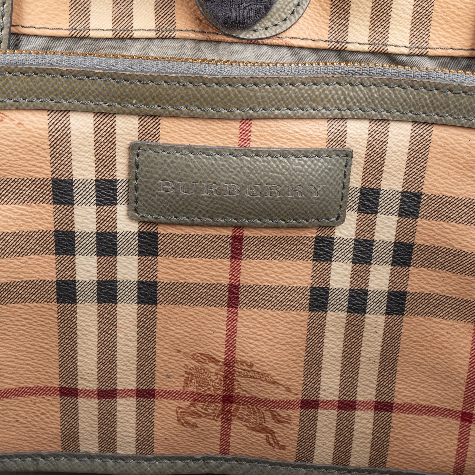 Burberry Haymarket Check Canterbury Tote Shoulder Bag - vintageandkickz