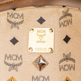 MCM Monogram Visetos Stark Studded Backpack