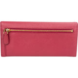 Prada Pink Saffiano Leather Continental Wallet