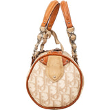 Christian Dior Monogram Trotter Canvas Romantique Boston Handbag