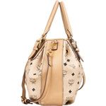 MCM Monogram Visetos Drawstring Handbag - vintageandkickz