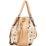 MCM Monogram Visetos Drawstring Handbag - vintageandkickz