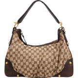 Gucci Monogram GG Canvas Horsebit Hobo Shoulder Bag