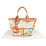 Hermès Canvas Monogram Steeple 25 Handbag - vintageandkickz