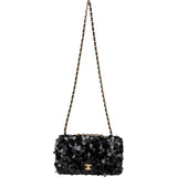 Chanel Limited Sequin Classic Medium Single Flap Crossbody Bag
