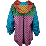 Gucci Monogram GG Multicolor Nylon Hooded Rain Jacket (L-XL)