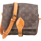 Louis Vuitton Monogram Canvas Cartouchiere MM Crossbody Bag