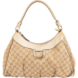 Gucci Monogram GG Canvas Abbey D-Ring Hobo Shoulder Bag