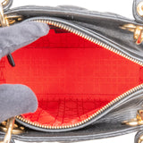 [🔄️B07 / F27] Christian Dior Quilted Lambskin Medium Lady Dior Handbag - vintageandkickz