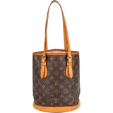 Louis Vuitton Monogram Canvas Bucket PM Shoulder Bag
