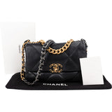 Chanel 19 Quilted Lambskin Leather Single Flap Crossbody Bag