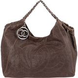 Chanel Aged Calfskin Modern Chain CC Tote Shoulder Bag