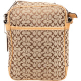 Coach Mini Monogram Signature Flight Crossbody Bag