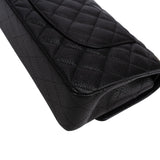 Chanel Quilted Caviar Leather Medium Double Flap Shoulder Bag