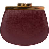 Cartier Bordeaux Leather Coin Purse Wallet