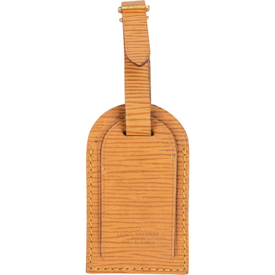[🔄️B10 / F21] Louis Vuitton Hellbraun Epi Leather Luggage Tag - vintageandkickz