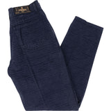 [🔄️B33 / F72] Fendi Navy Leather Jeans Trousers - vintageandkickz