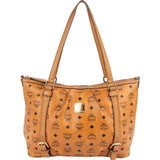 MCM Monogram Visetos Satchel Tote Shoulder Bag