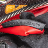 Fendi Black Leather Peekaboo Handbag