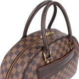 [🔄️B23 / F47] Louis Vuitton Monogram Damier Ebene Canvas Rivington PM Handbag - vintageandkickz