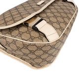 Gucci Monogram GG Supreme Canvas Messenger Crossbody Bag