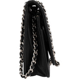 Chanel Camellia Embossed Wallet on Chain Crossbody Bag