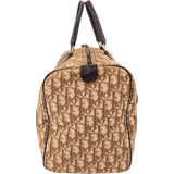 Christian Dior Trotter Monogram Canvas Boston 40 Handbag
